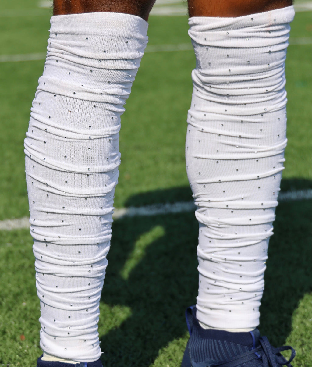 Rhinestone Scrunch Socks