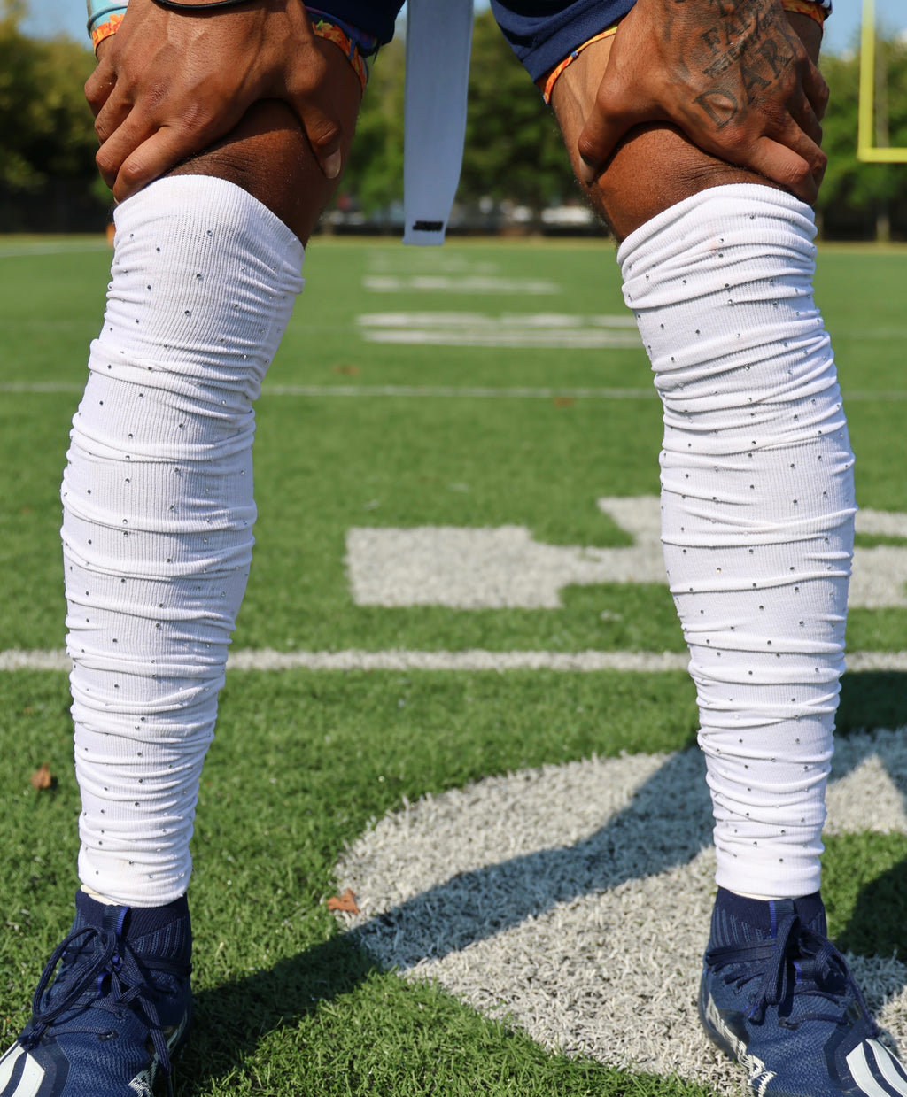 Rhinestone Scrunch Socks