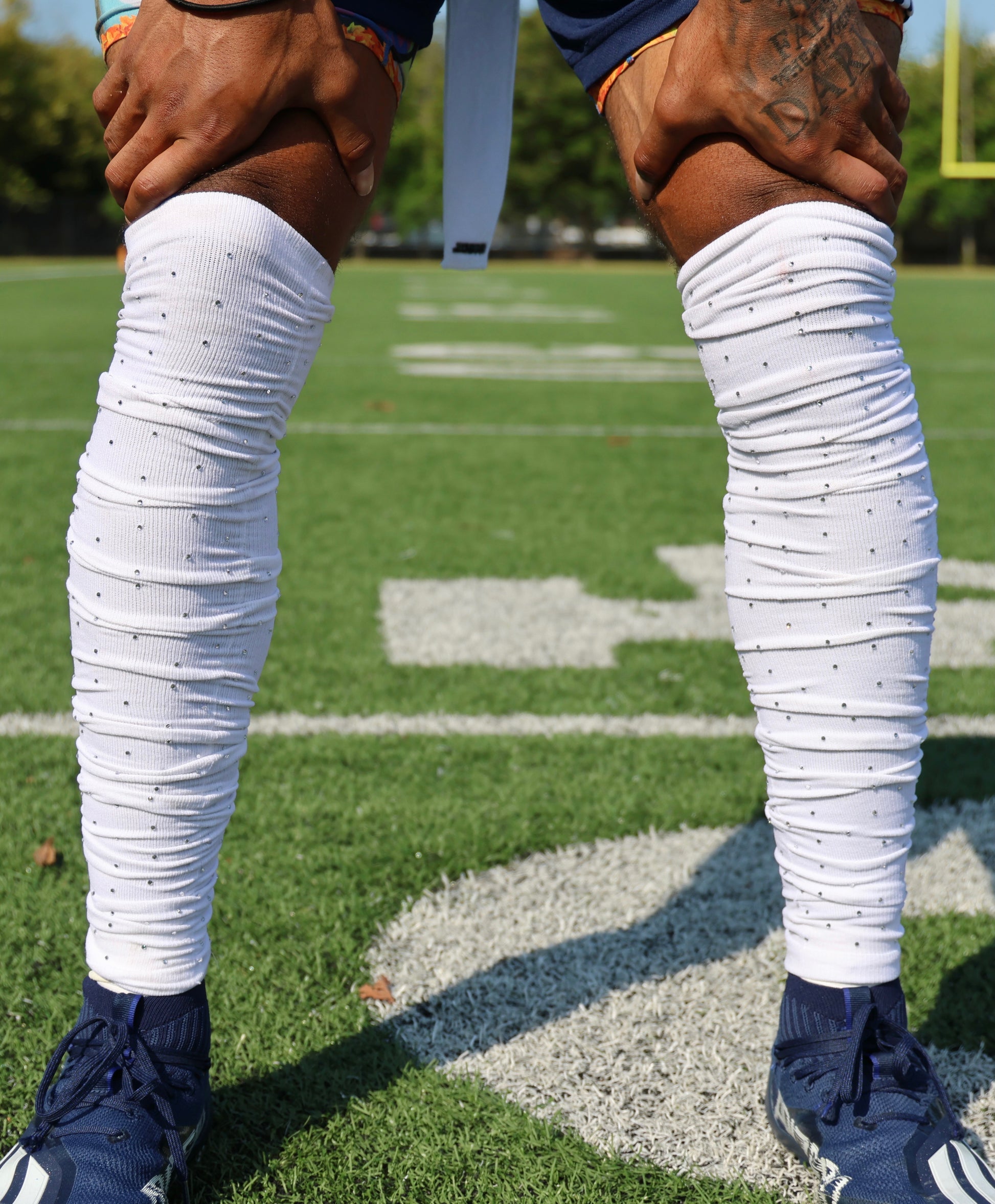 Rhinestone Scrunch Socks